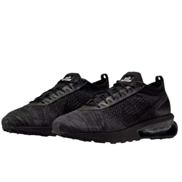 NEW Nike Air Max Flyknit Racer Mens Triple Black Shoes Sz 13 main image 11